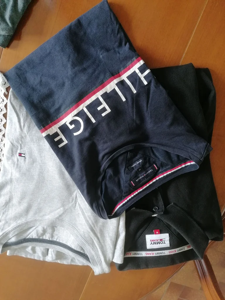 Lot de 3 tee shirt homme tommy hilfiger taille m